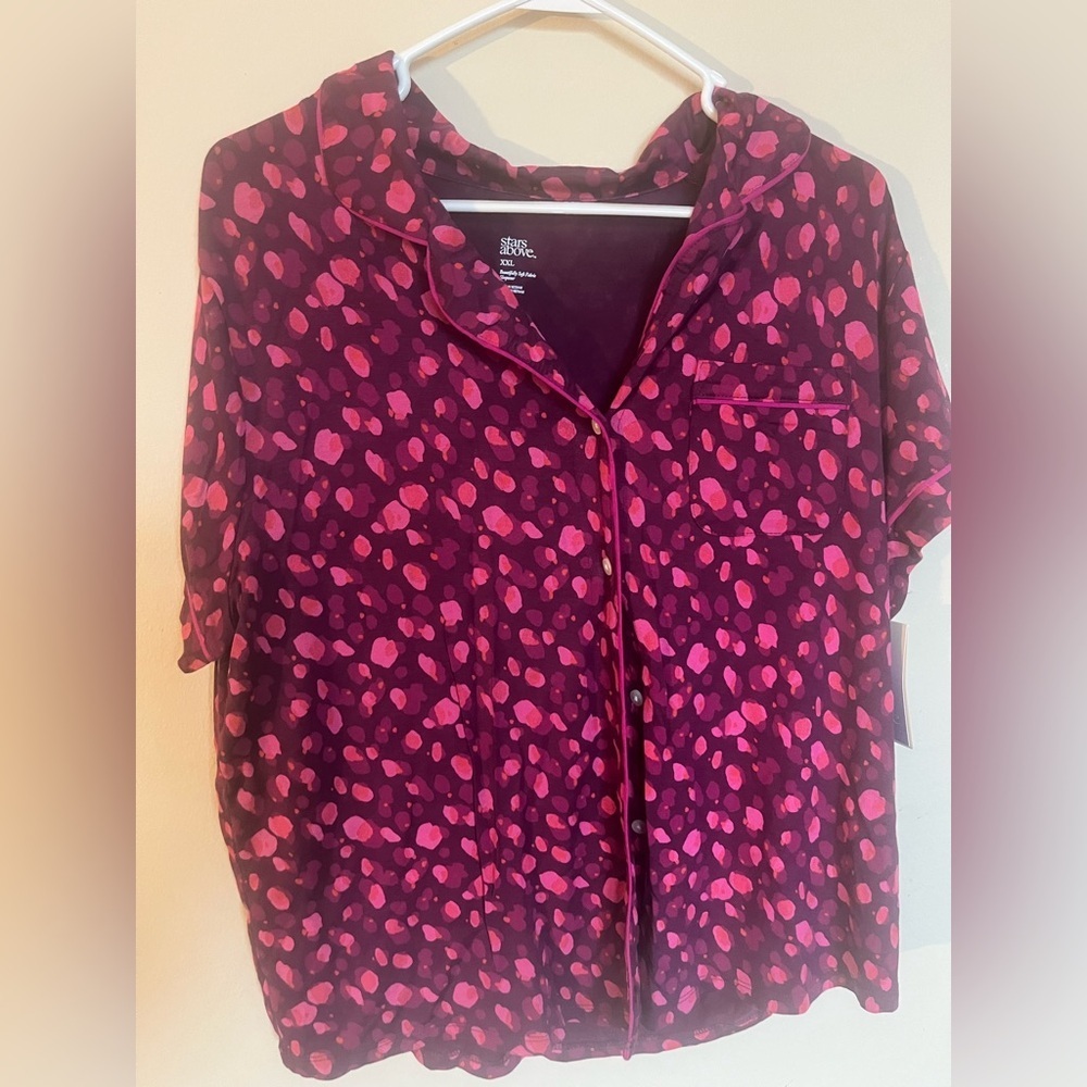 Stars Above Purple Sleepwear Top